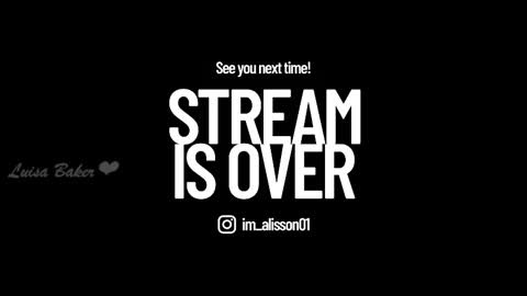  IG im alisson01  online show from 03-21-26, 08:19