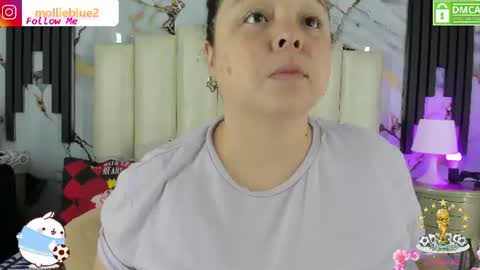 Snapshot of molliebue1 chatting on 07-12-26, 12:40 Hey Guys Im Mollie online show from 07-12-26, 12:40