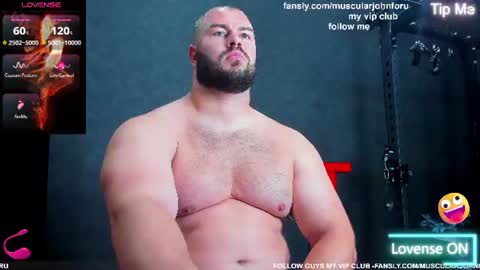 Snapshot of muscularjohnforu chatting on 07-16-26, 07:25 click icon for peach online show from 07-16-26, 07:25