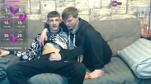 Max tall dark-haired guy with tattoos and Phil blond-haired online show from 04-18-26, 01:31