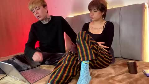 first anal video in bio we are lucy and perceo follow us online show from 04-10-26, 01:00