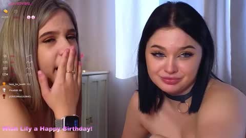 Lora black  and Lili blonde welcome you here online show from 02-25-25, 11:41