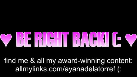 Ayana Delatorre online show from 07-21-26, 05:26