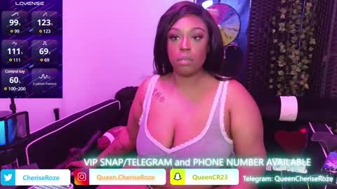 Snapshot of queencroze chatting on 02-09-25, 11:15 Queen Cherise Roze online show from 02-09-25, 11:15