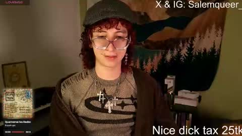 Snapshot of salemqueer_ chatting on 09-10-25, 01:49 Sam online show from 09-10-25, 01:49