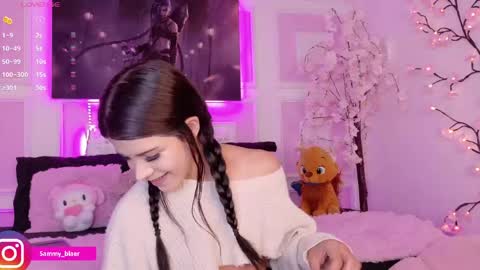 Snapshot of sammyblaer chatting on 05-17-26, 02:13 Samantha online show from 05-17-26, 02:13