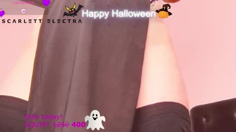 Snapshot of scarlett_electra chatting on 10-31-25, 03:24 SCARLETT ELECTRA - online show from 10-31-25, 03:24