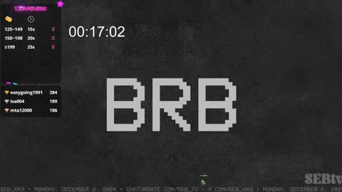 Snapshot of seb_tv chatting on 12-02-24, 05:59 Sebastian online show from 12-02-24, 05:59