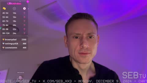 Snapshot of seb_tv chatting on 12-09-24, 11:13 Sebastian online show from 12-09-24, 11:13
