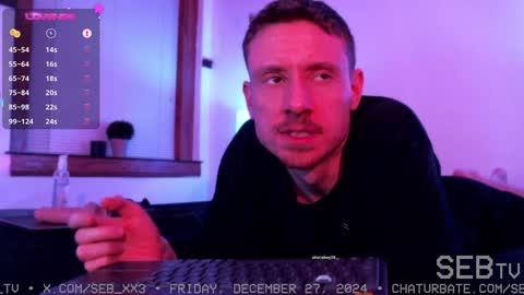 Snapshot of seb_tv chatting on 12-27-24, 10:37 Sebastian online show from 12-27-24, 10:37