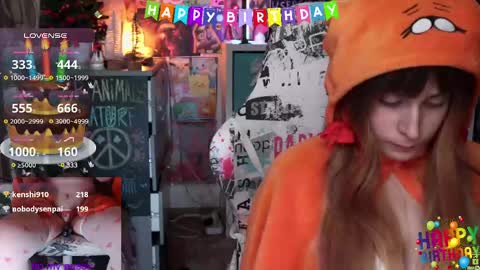 Snapshot of shirayuki_hime chatting on 02-20-25, 02:57 Im Lilu Rosenblum Guys I have ----Ill be glad to see you there online show from 02-20-25, 02:57