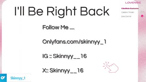 Skinnyy   online show from 05-01-26, 05:23