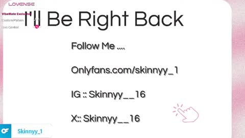 Skinnyy   online show from 05-14-26, 10:44