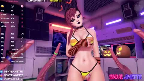 SkyeAnette online show from 10-10-25, 01:26