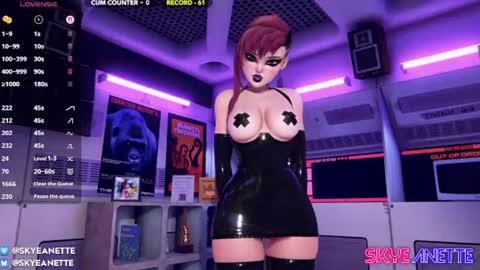 SkyeAnette online show from 07-10-26, 01:10
