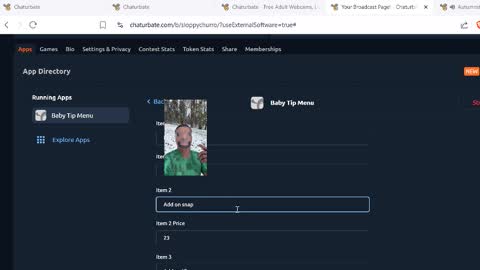 Snapshot of sloppychurro chatting on 12-17-25, 09:32 Stream Test online show from 12-17-25, 09:32