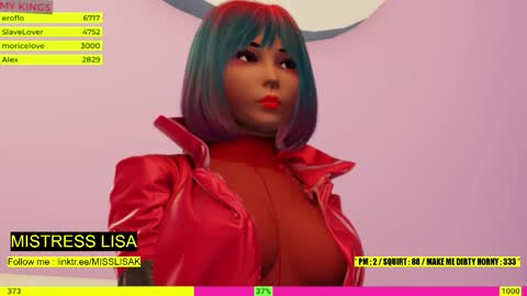  MISTRESS LISA  FIRST 3DXCHAT CAMGIRL   3dxchat anime gaming mistress domina online show from 12-20-25, 11:23