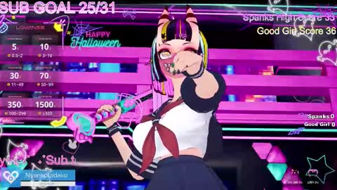 Snapshot of tadakonyanko chatting on 10-28-25, 02:04 Tadako Nyanko online show from 10-28-25, 02:04