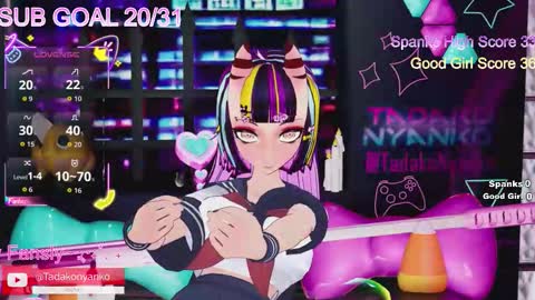 Snapshot of tadakonyanko chatting on 12-03-25, 02:04 Tadako Nyanko online show from 12-03-25, 02:04