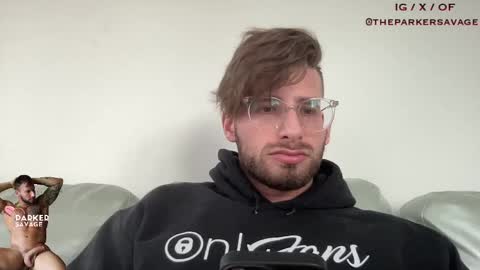 Snapshot of theparkersavage chatting on 10-07-25, 07:44 Parker Savage online show from 10-07-25, 07:44