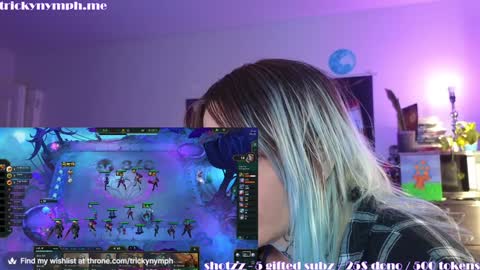 Snapshot of tricky_nymph chatting on 12-08-24, 03:13 Cassie online show from 12-08-24, 03:13