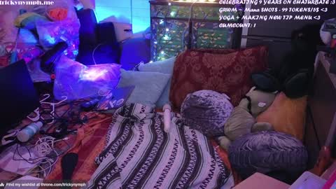 Snapshot of tricky_nymph chatting on 12-23-24, 01:29 Cassie online show from 12-23-24, 01:29