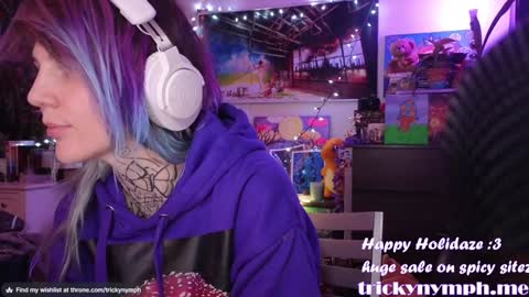 Snapshot of tricky_nymph chatting on 12-28-24, 03:15 Cassie online show from 12-28-24, 03:15