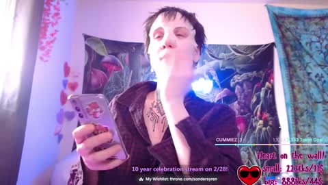 Snapshot of tricky_nymph chatting on 02-23-26, 06:16 Cassie online show from 02-23-26, 06:16