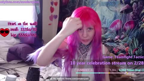 Snapshot of tricky_nymph chatting on 02-27-26, 07:36 Cassie online show from 02-27-26, 07:36