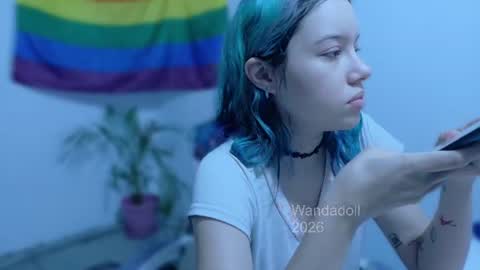 Snapshot of wandadoll chatting on 06-16-26, 12:08 Wanda online show from 06-16-26, 12:08