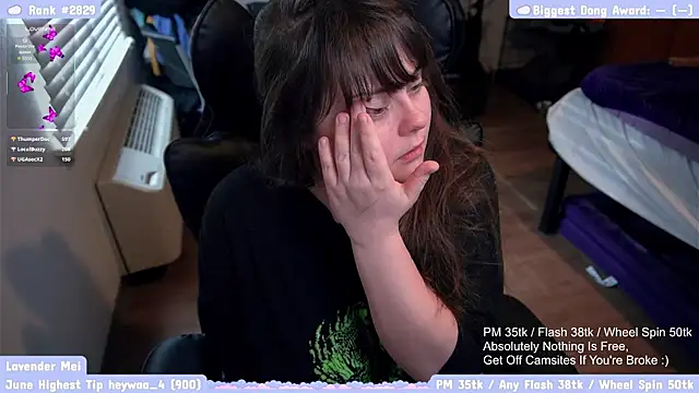 Snapshot of lavendermei chatting on 06-15-26, 01:02 lavendermei online show from 06-15-26, 01:02