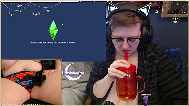 CryptidIndrid online show from 03-12-25, 01:25