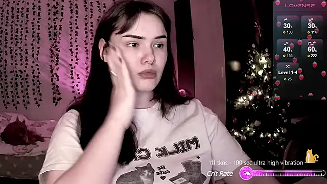 strawberry elfcat online show from 12-19-24, 11:35