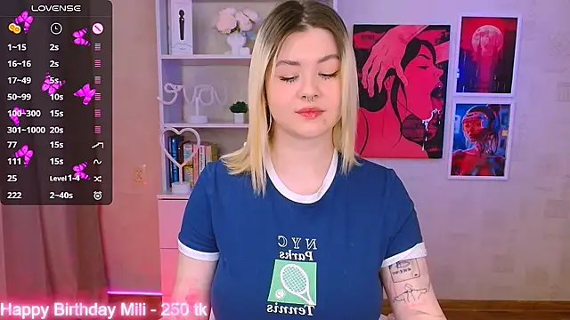 cutie mili online show from 01-27-25, 03:58