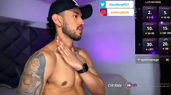 AxelKing1326 online show from 01-05-25, 12:52