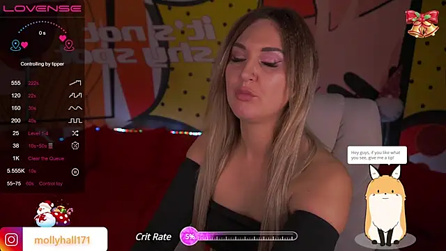 Snapshot of MollyHallss chatting on 12-19-24, 12:45 MollyHallss online show from 12-19-24, 12:45