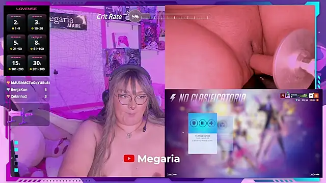 Snapshot of MegariaB chatting on 02-13-25, 08:17 MegariaB online show from 02-13-25, 08:17