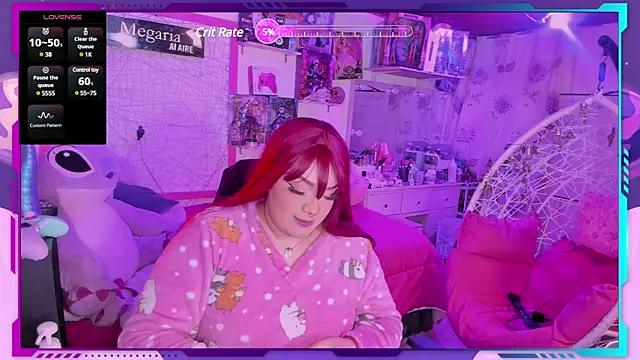 Snapshot of MegariaB chatting on 02-19-25, 05:05 MegariaB online show from 02-19-25, 05:05