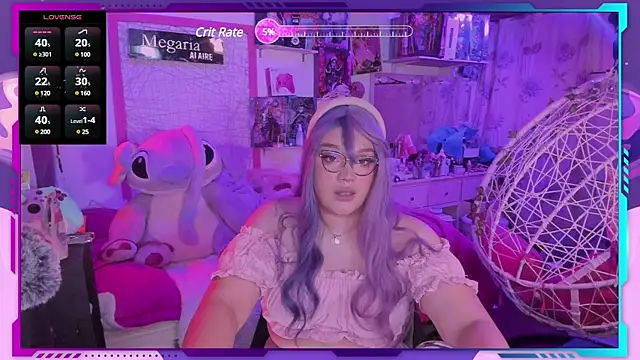 Snapshot of MegariaB chatting on 02-27-25, 04:41 MegariaB online show from 02-27-25, 04:41