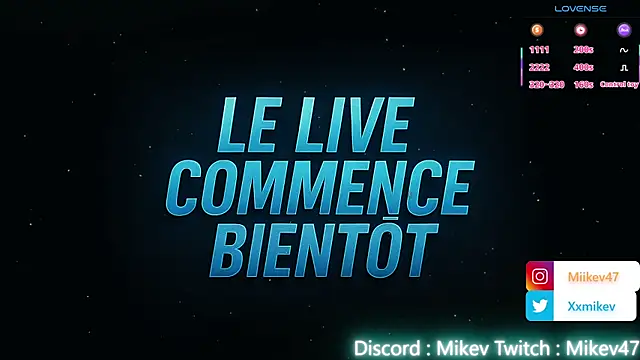 Snapshot of Mikev chatting on 11-13-25, 07:02 Mikev online show from 11-13-25, 07:02