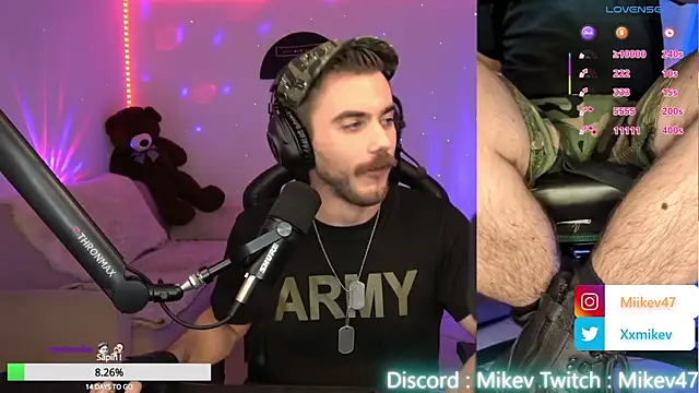 Snapshot of Mikev chatting on 11-17-25, 07:08 Mikev online show from 11-17-25, 07:08