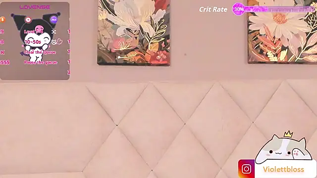 Violettbloss online show from 10-24-25, 03:58