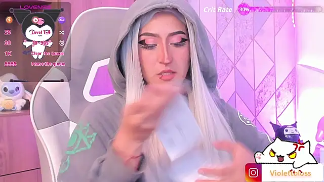 Violettbloss online show from 02-19-26, 04:08