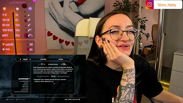 Snapshot of ShiroHeby chatting on 02-14-25, 06:40 ShiroHeby online show from 02-14-25, 06:40
