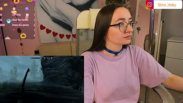 Snapshot of ShiroHeby chatting on 02-21-25, 12:17 ShiroHeby online show from 02-21-25, 12:17