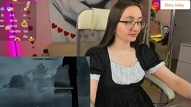 Snapshot of ShiroHeby chatting on 03-09-25, 12:20 ShiroHeby online show from 03-09-25, 12:20