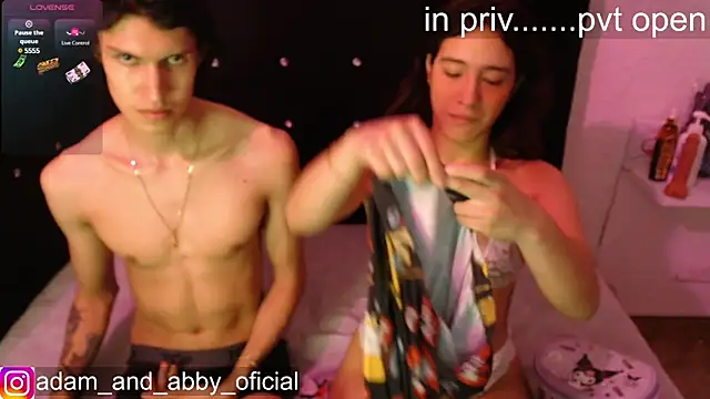 Snapshot of Adam_and_abby chatting on 01-12-25, 02:24 Adam and abby online show from 01-12-25, 02:24