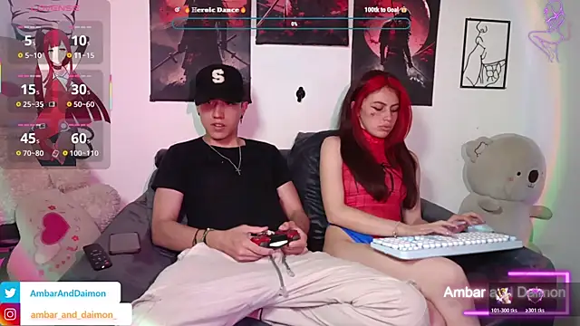 Ambar and daimon  online show from 10-31-25, 06:47