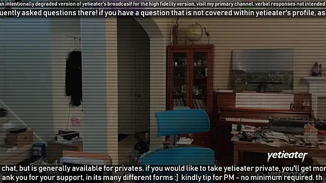 Snapshot of yetieater chatting on 01-16-25, 08:46 yetieater online show from 01-16-25, 08:46