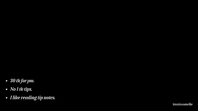 ImMissAmelie online show from 10-26-25, 11:53